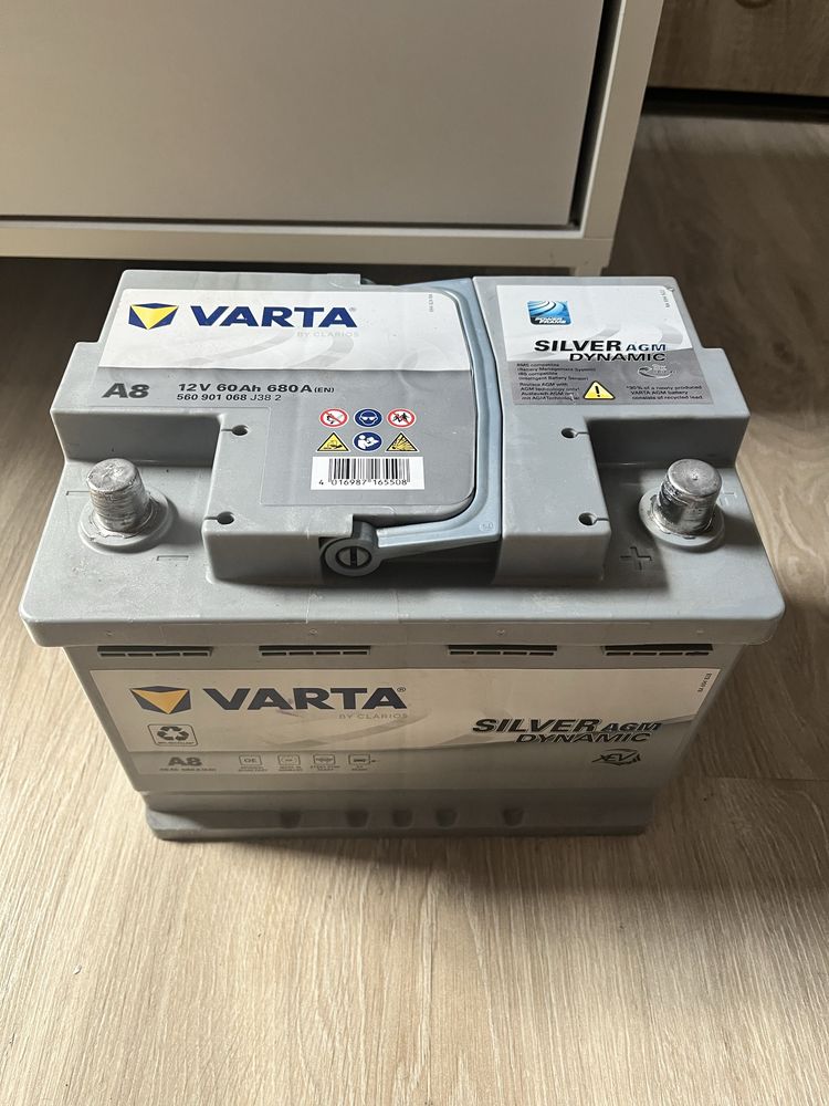Akumulaotr VARTA agm dynamic 60ah 680a