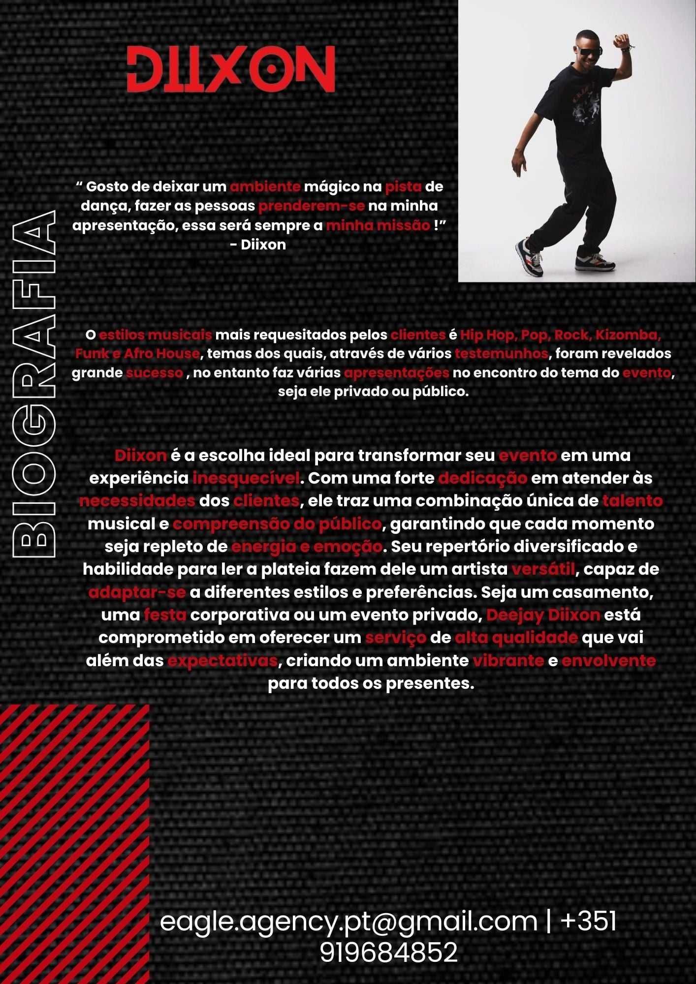 Deejay em destaque para eventos