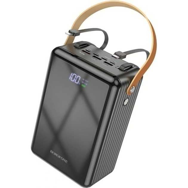 Power Bank Borofone BJ32 Terra 80000mAh Black 22.5W + Швидка зарядка