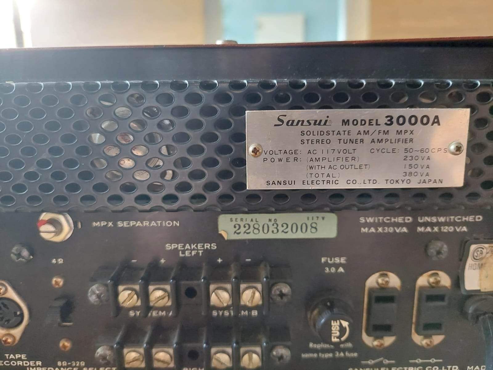 Amplituner Sansui 3000A