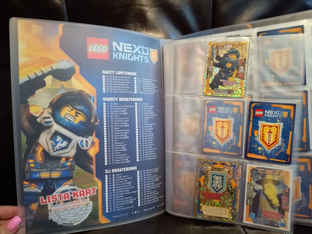 Album LEGO Nexo Knights + 37 niepowtarzających się kart
