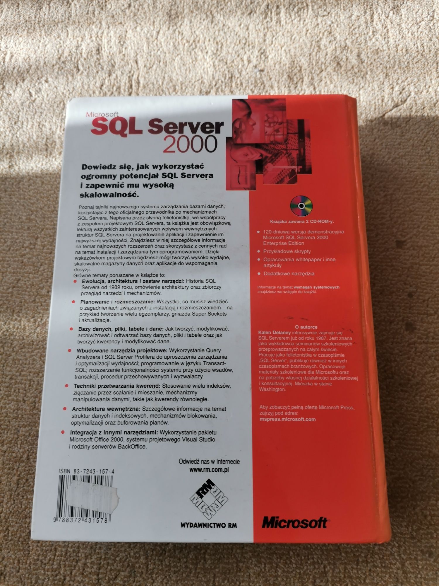 Książka Microsoft SQL Server 2000