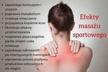 Masaż sportowy dla osób intensywnie ćwiczących. Gdańsk. Otwarte 7 dni