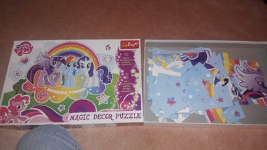 Puzzle 15 el. Raibow Magic my little pony