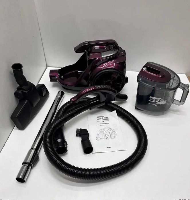 МОЩНЫЙ НЕМЕЦКИЙ Пылесос контейнерный 4л Zepline ZP-6804 4000вт вишня