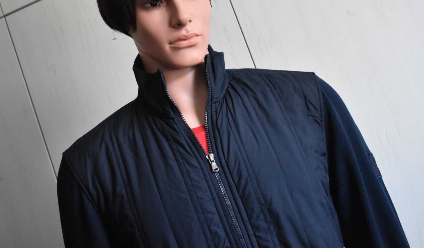 Bluza M zasuwana bawełna pikowana sportowa męska kurtka bomberka
