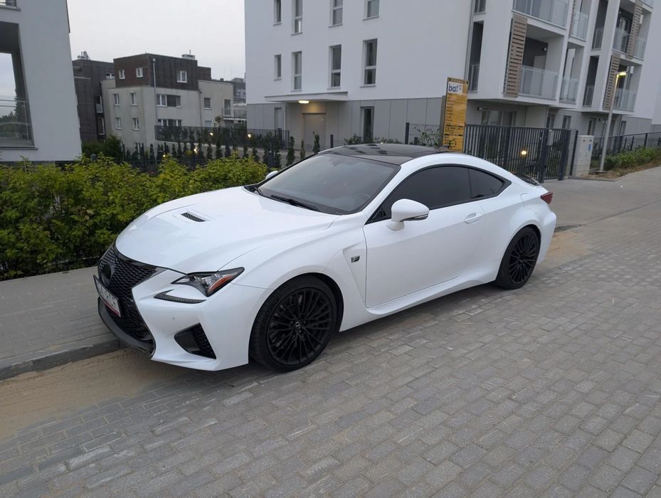 Lexus RC Lexus RCF - 5.0 benzyna V8 - 477km - 8 bieg - RWD - bezwypadek