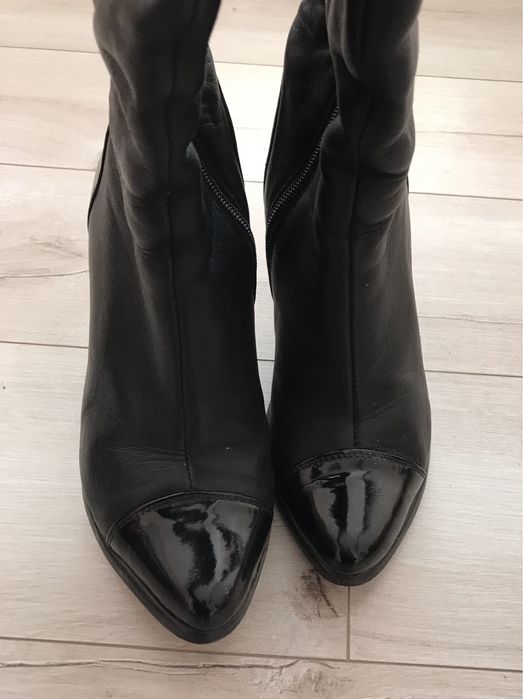 Шкіряні жіночі зимові сапожки, чоботи, сапоги 36 роз