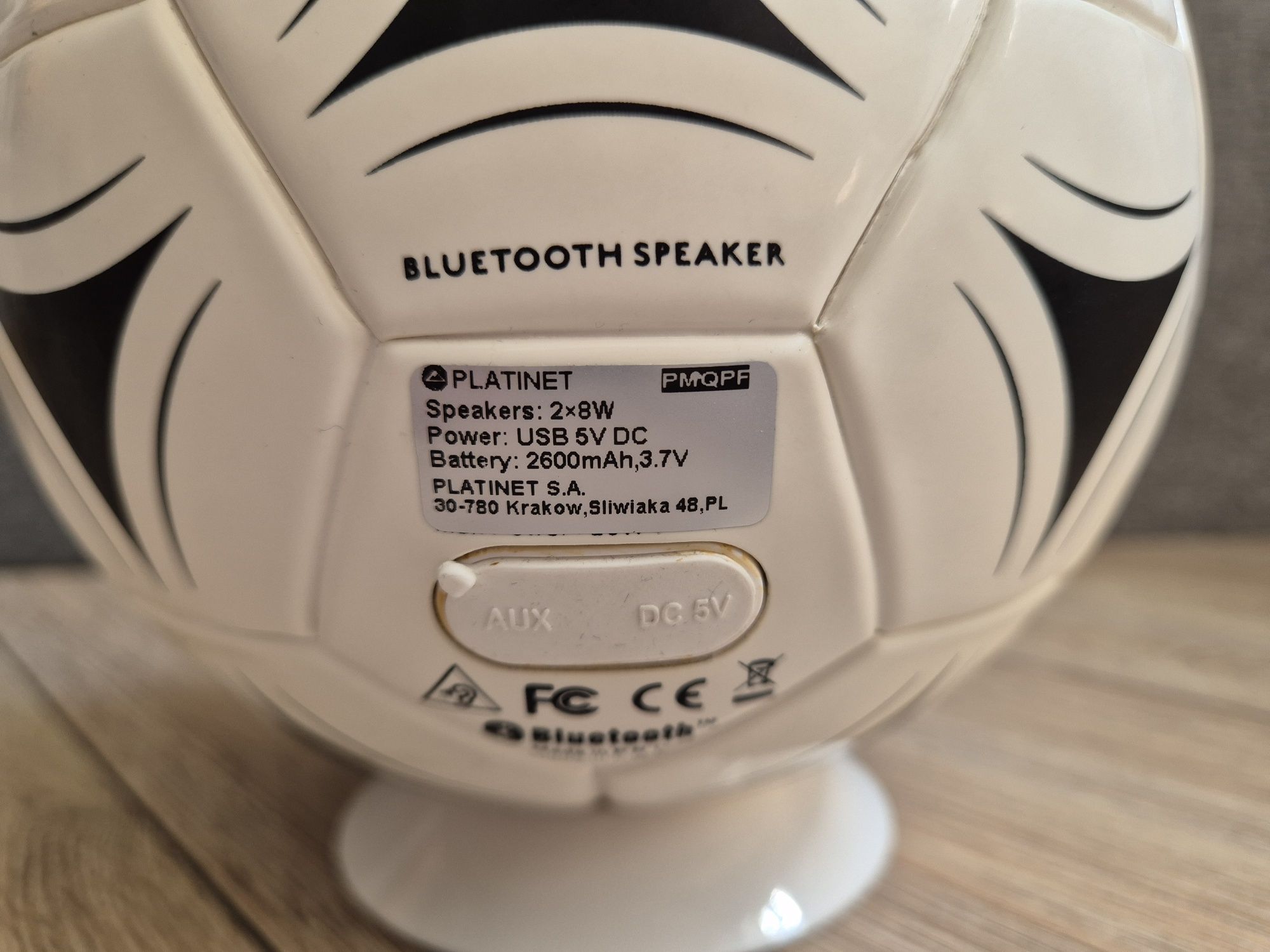 Głośnik bluetooth Football piłka nożna Platinet