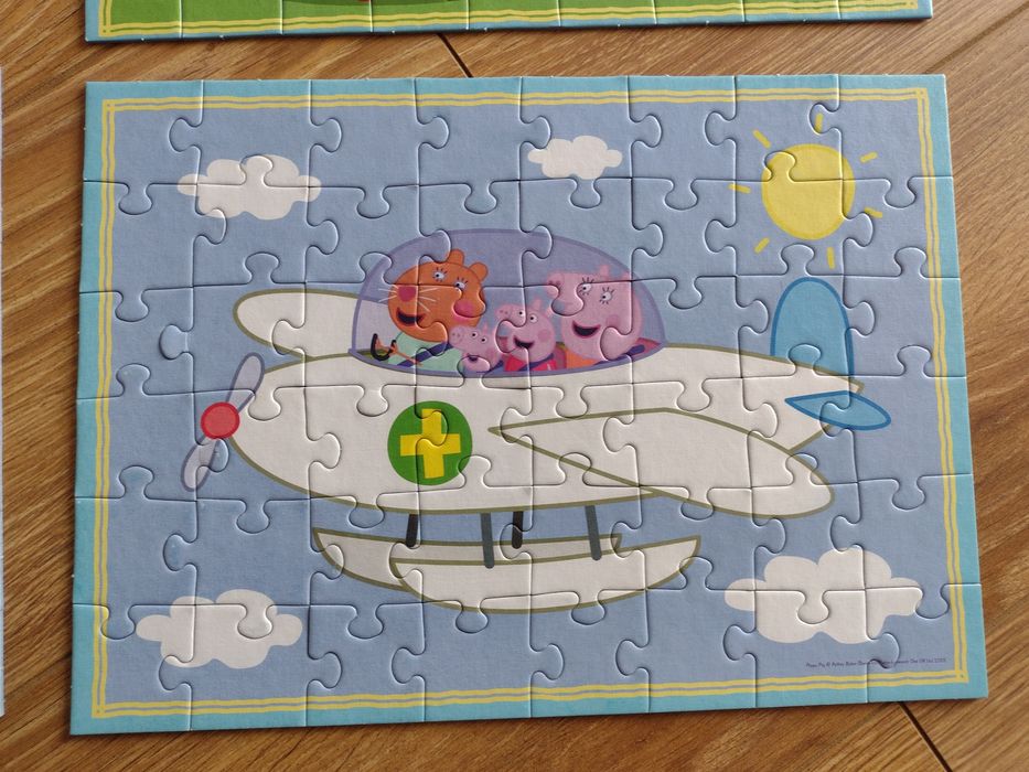 Puzzle 4w1 Świnka Peppa