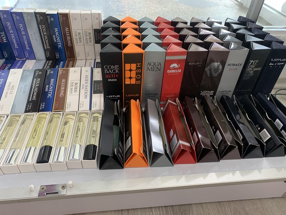 Perfumy perfumetki 33ml 20 szt OKAZJA 5zł szt różne