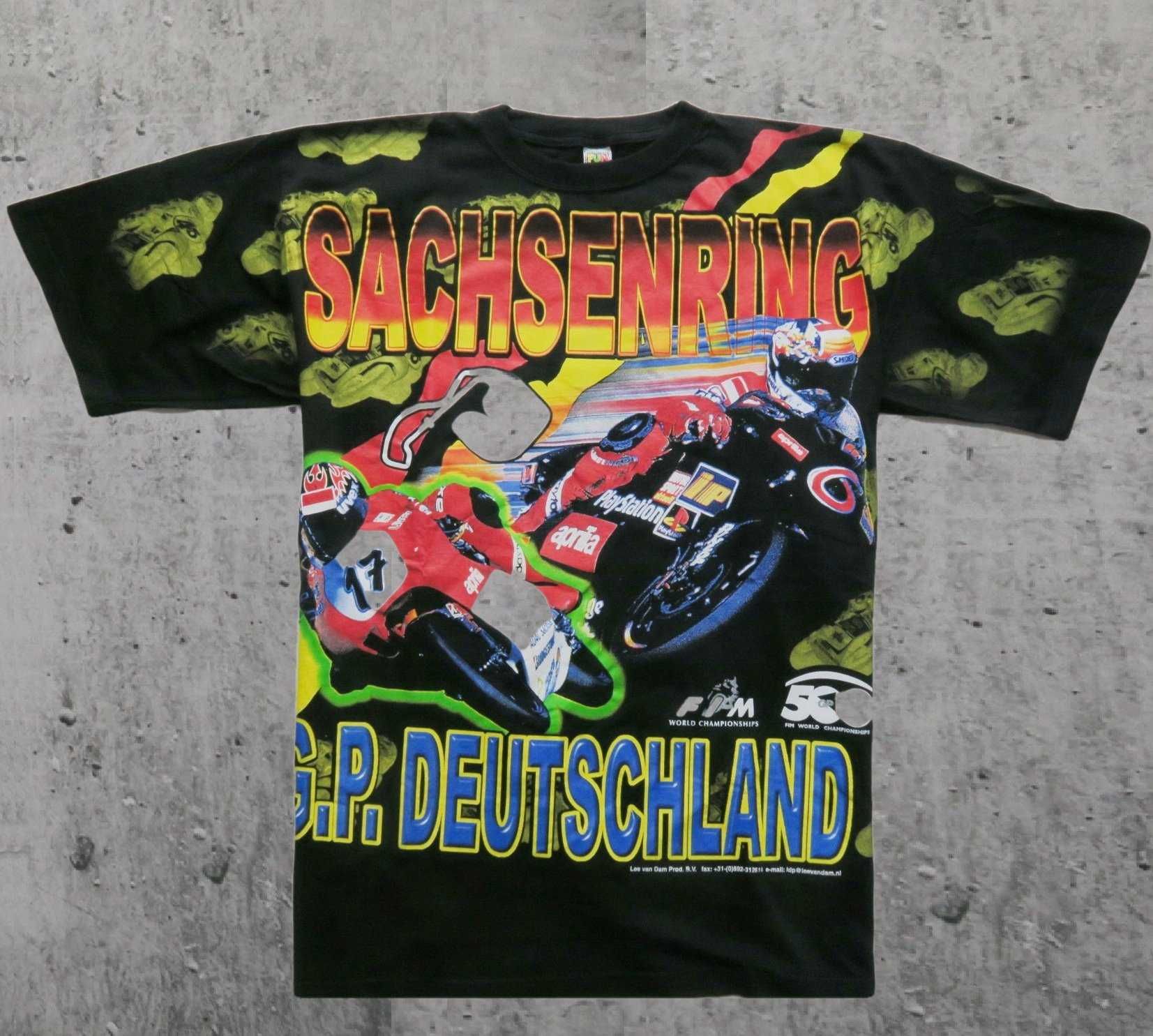 Sachsenring G.P. Deutschland koszulka racingowa t-shirt XXL