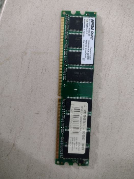DDR 400 1g por pente