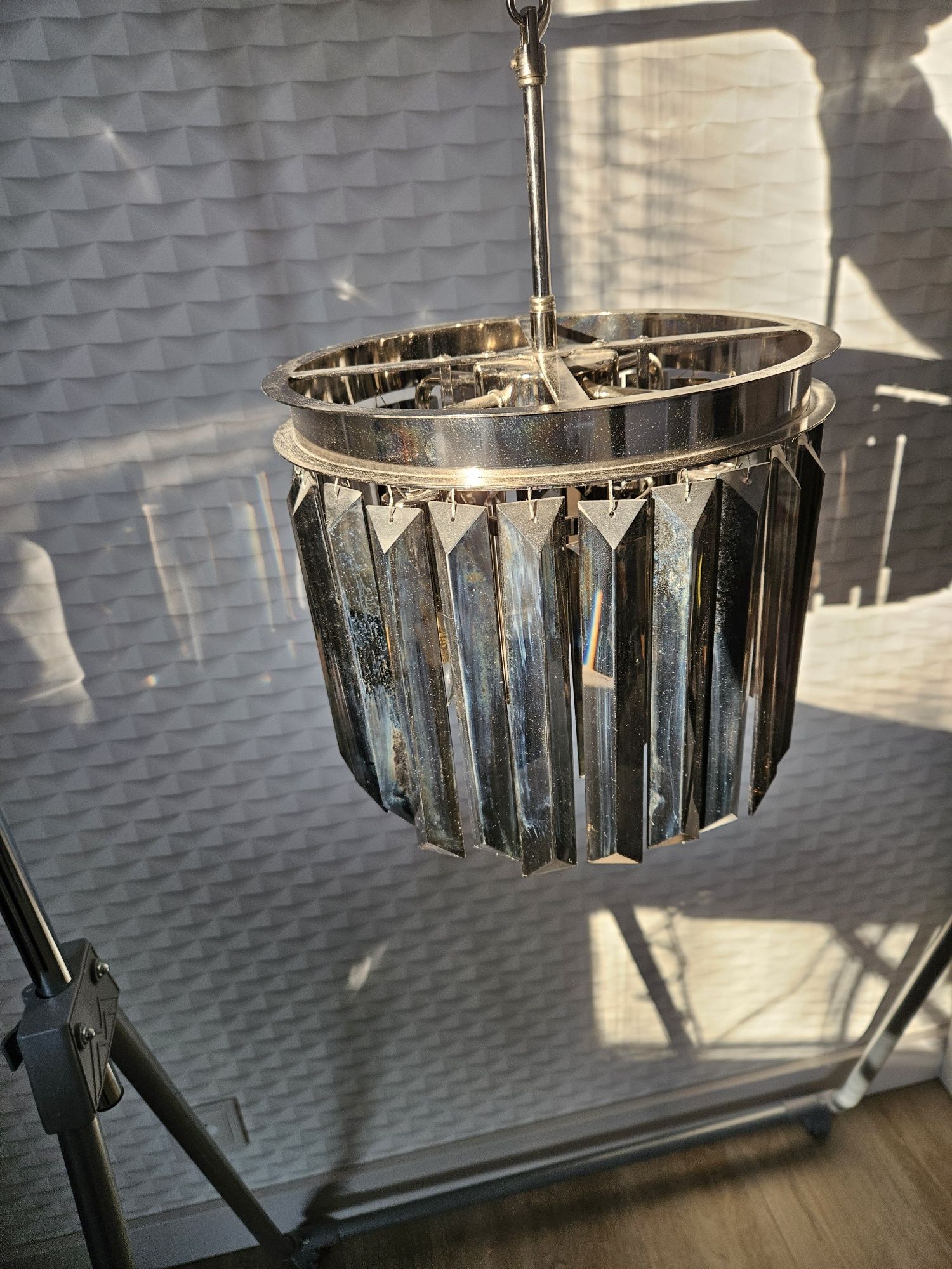 Żyrandol (chyba Odeon I Silver) Almi Decor - żarówki w zestawie