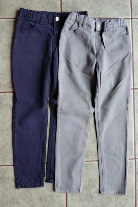 jeansy h&m r 128 2szt