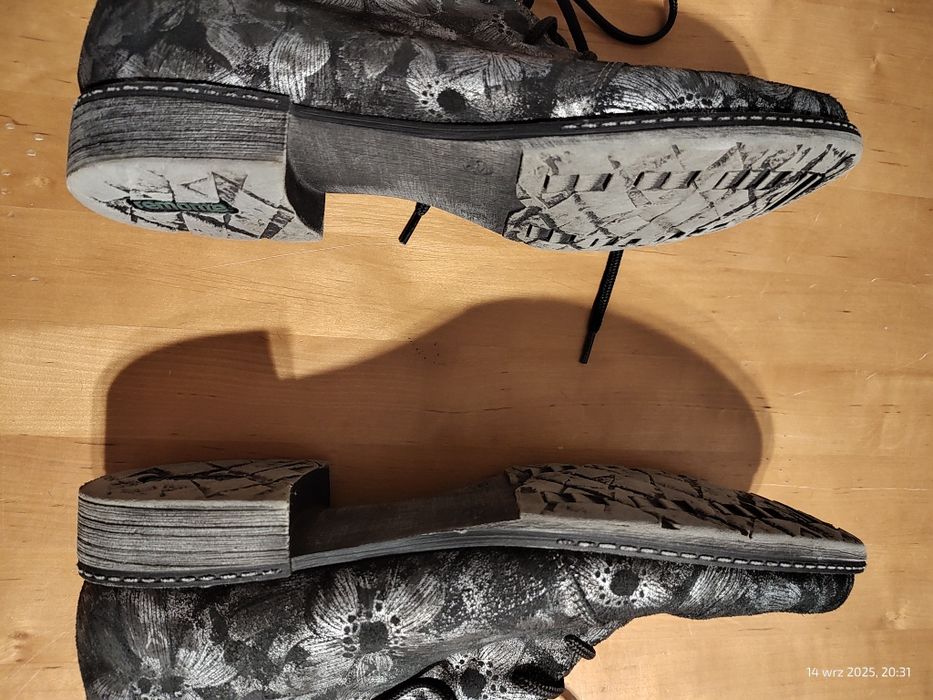 Botki Remonte rozm. 43, zamszowe