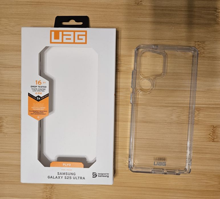 Sprzedam pancerne przezroczyste etui dla Samsung Galaxy S25 Ultra UAG