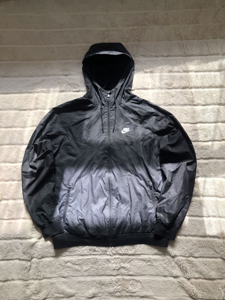 NIKE WINDRUNNER (M/L) Jacket мужская ветровка легкая черная дышит ориг