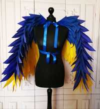 Синьо-жовті крила для танців/фотосесії
