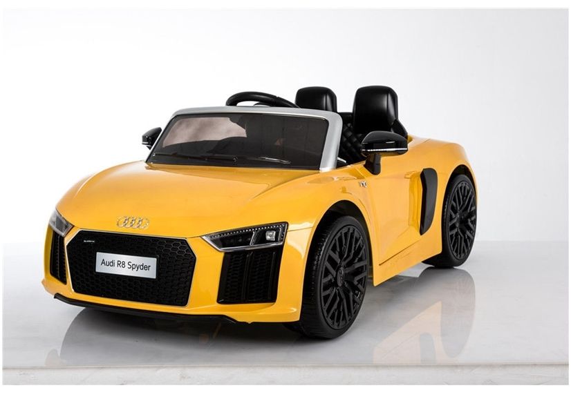Auto R8 gumowe koła EVA pilot otwierane drzwi Skórzane siedzenie