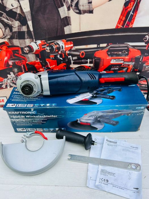 Болгарка 230круг Шліфмашина Kraftronic 2000W з Німеччини