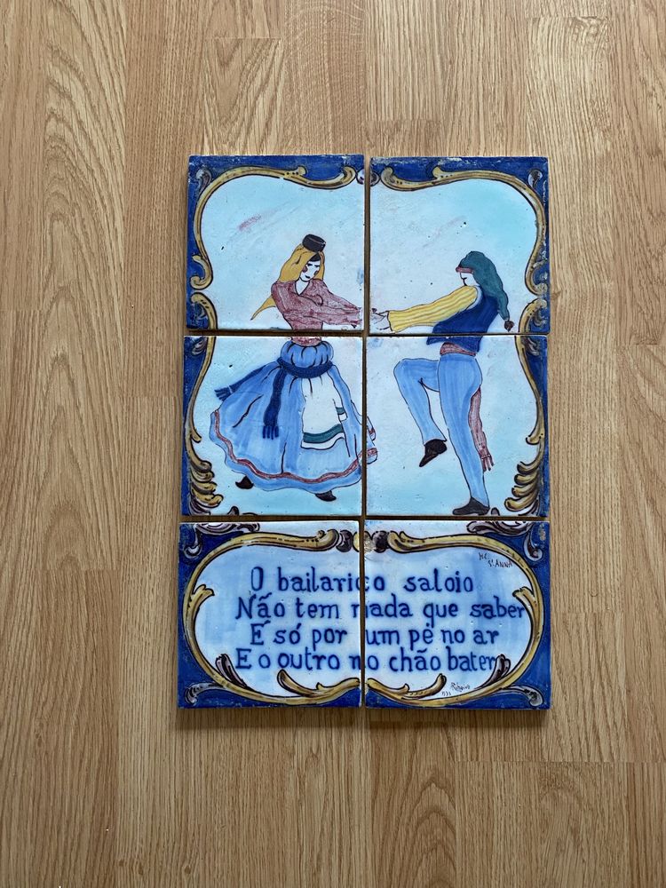 Painel azulejos antigos Fabrica S’Antanna anos 30