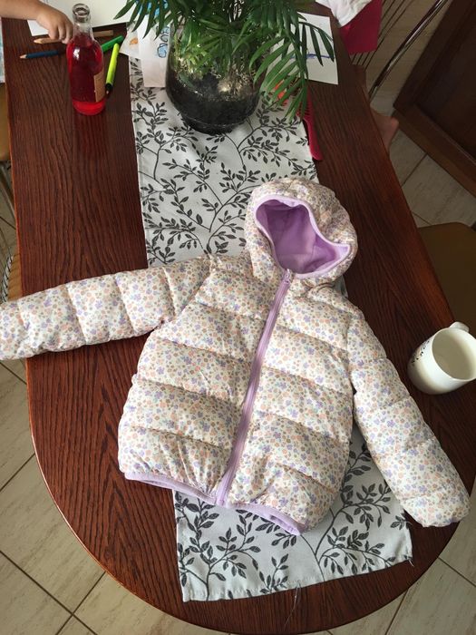 Kurtka na polarze dziewczynka Sinsay rozmiar 98