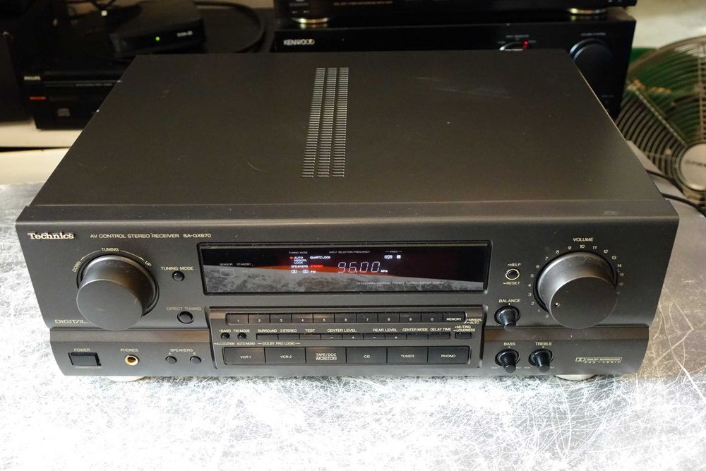 Amplituner 5.0 TECHNICS SA GX 670, moc 150W-gabinet!
