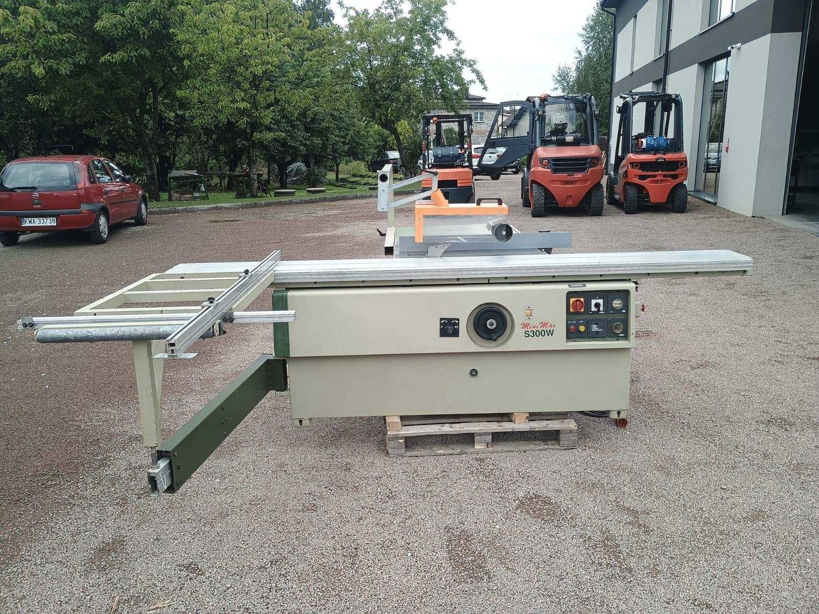 Piła formatowa SCM S300 W, piła z podcinakiem,  formatówka,