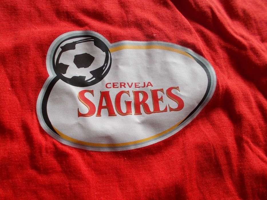 T shirt da sagres campeonato da europa e chapéu com pala