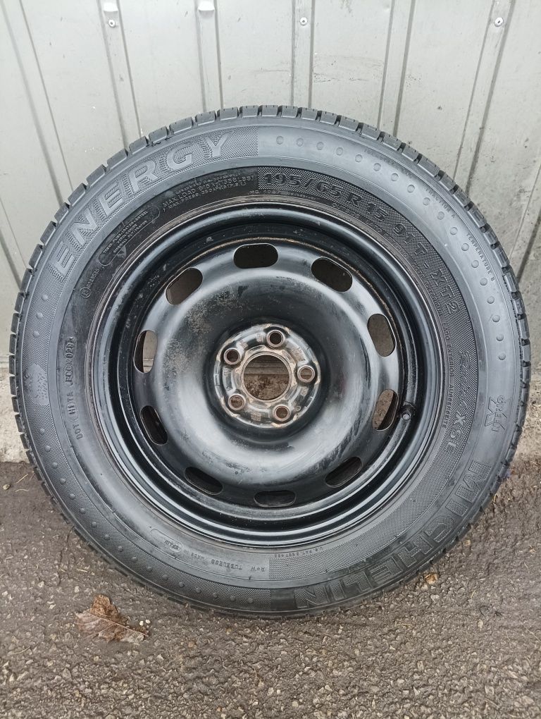 Koło zapasowe 5x100 VW opona Michelin 195 65r15