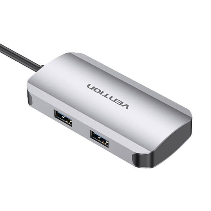 3X Pd 0,15M Szary Stacja Vention Dokująca Usb-C Tndhb Usb-C, Usb3.0,