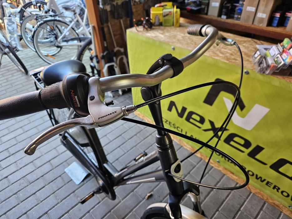 GAZELLE eclipse  rower miejski damski 8 biegów NEXUS prądnica amor 28