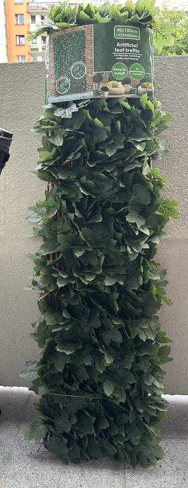 Płot bluszcz 90x180cm balkon taras ozdoby