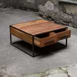 Stolik kawowy loft drewno Wolf Möbel Almi Decor Bauhaus jak vintage