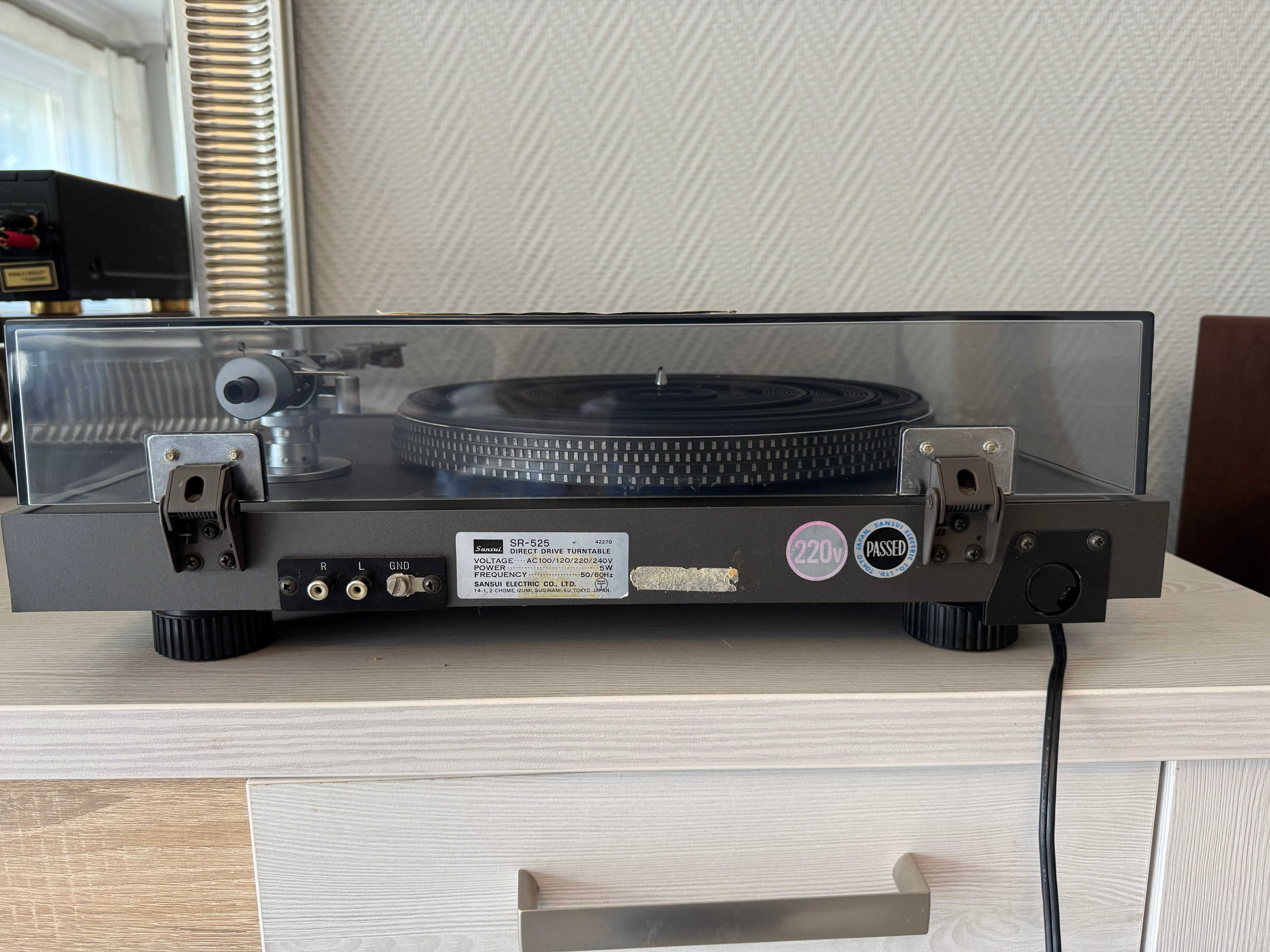 SANSUI SR-525 Gramofon Direct Drive HI-End