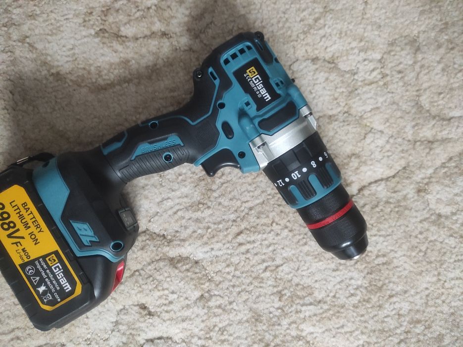 Wiertarko wkrętarka Gisam 2szt bateri Nowa!