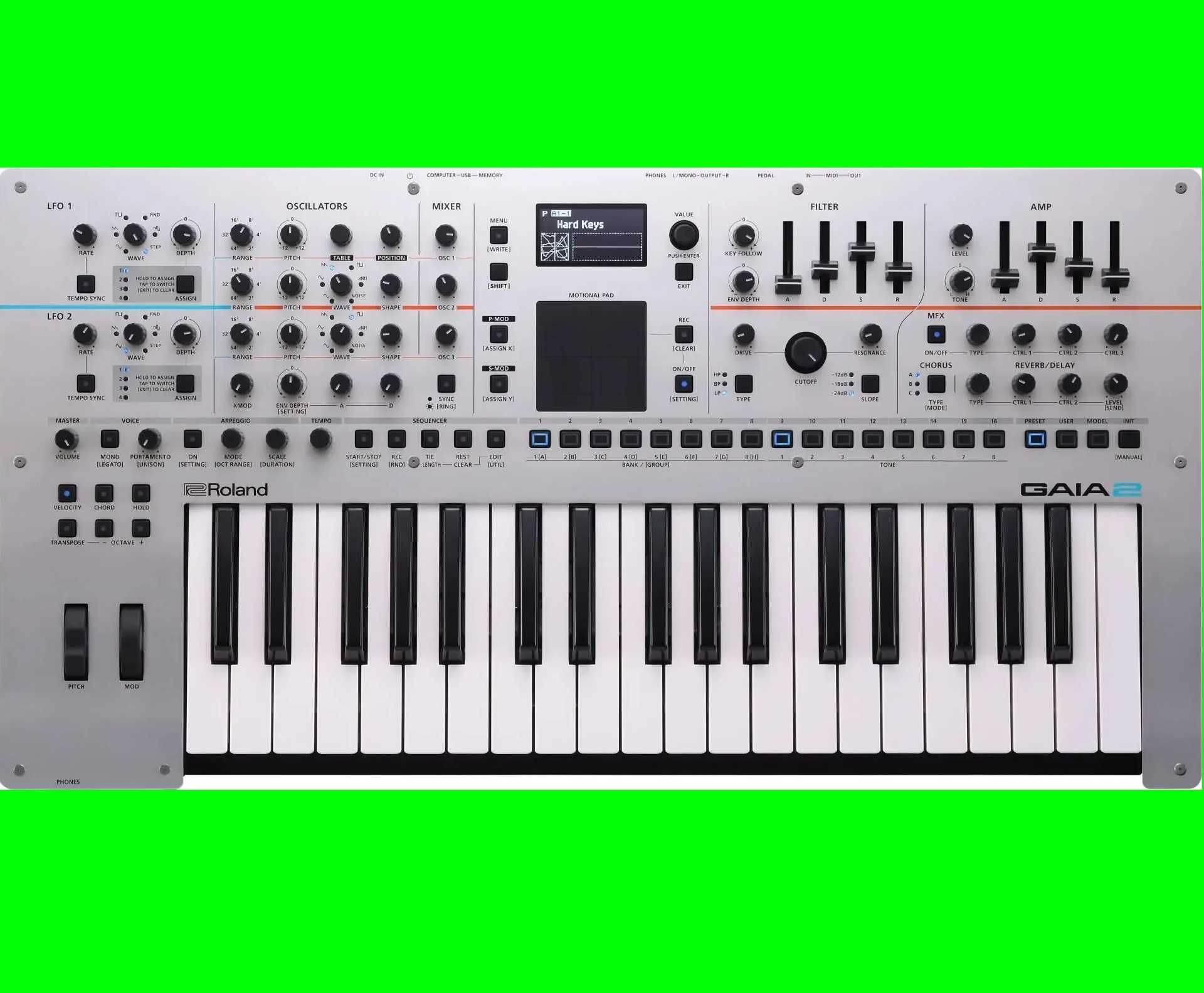 ROLAND GAIA 2 Srebrn Mały  Cyfrowy Syntezator PROMOCJA ! -18%