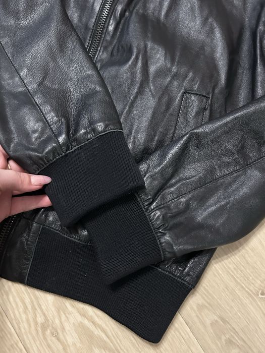 Шкіряна чоловіча куртка Zara, р.L