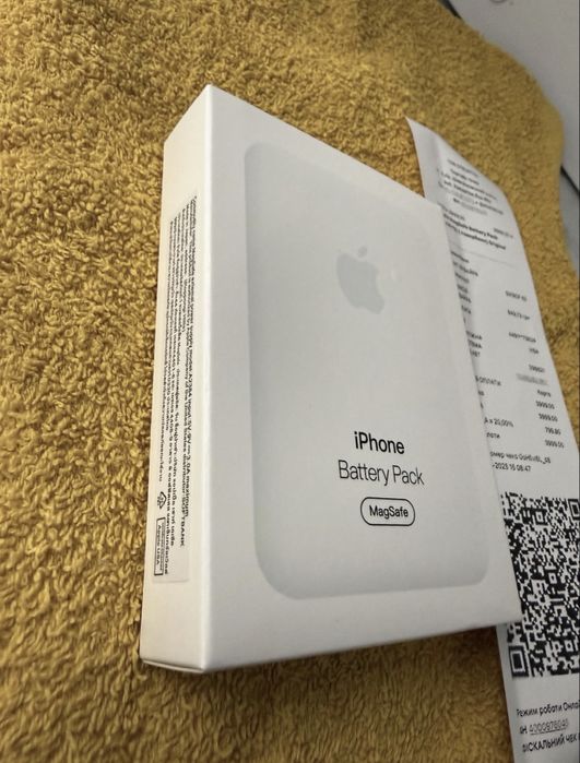 Magsafe power bank Apple зарядка повер банк магнитная беспроводная ори