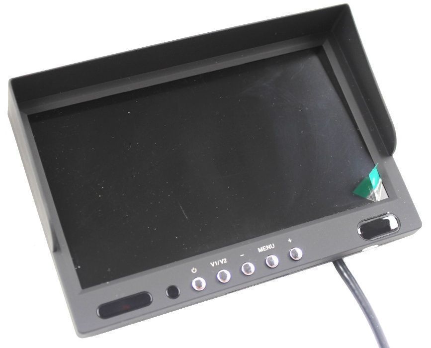 Monitor 7' cali + kamera cofania + kabel 4pin 15m ZESTAW