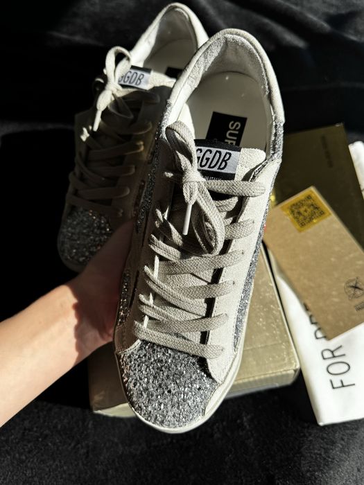 Кеди Golden Goose Silver Розмір 40 Голден Гус оригинал новые