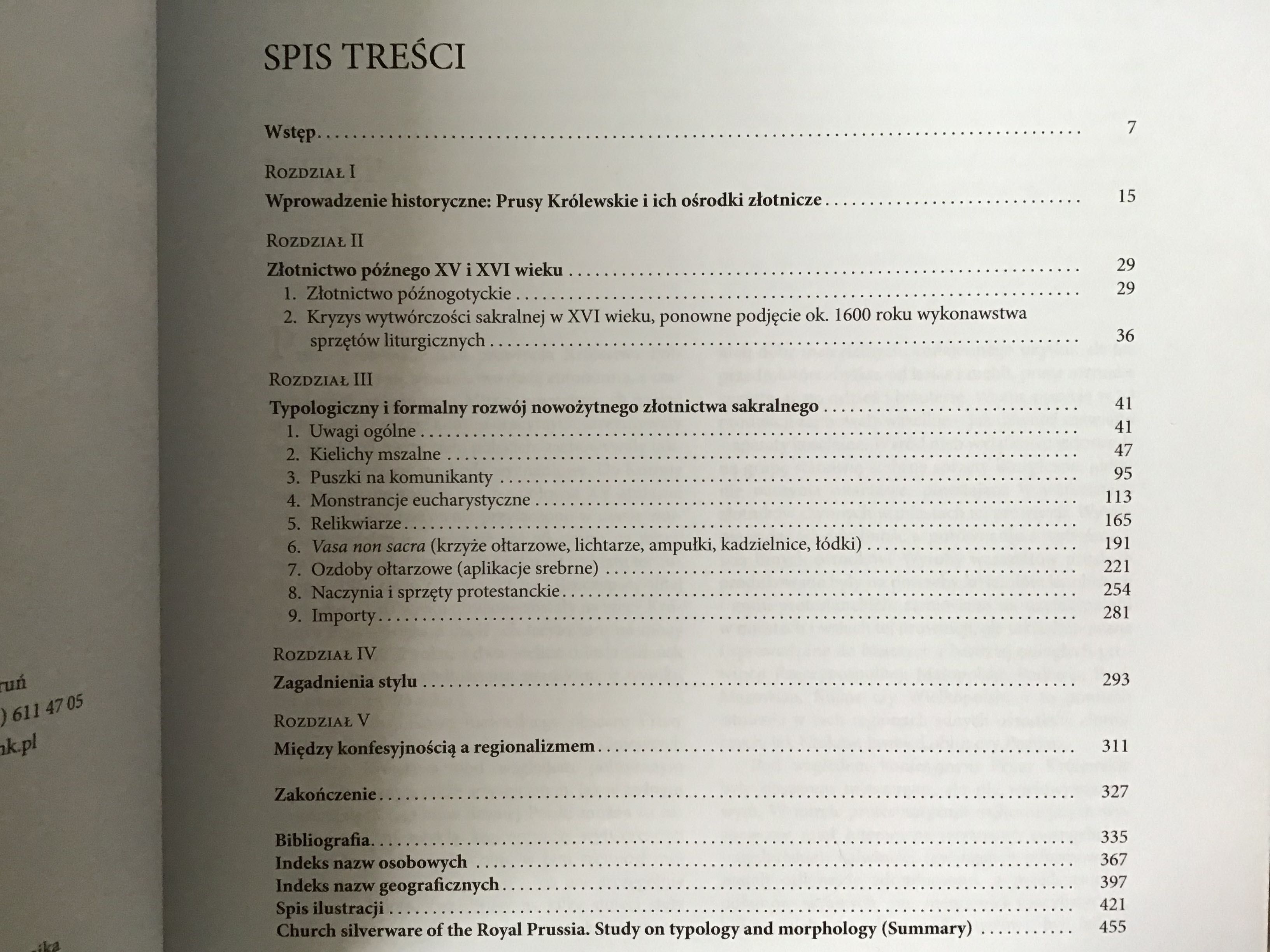 Złotnictwo sakralne Prus Królewskich Studium typologicznie art