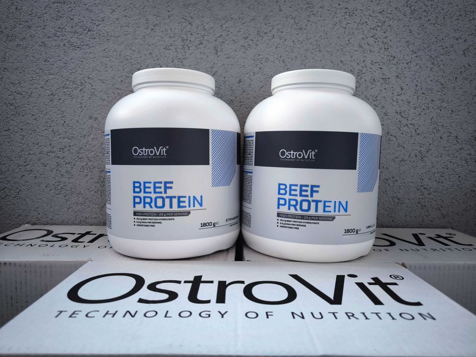 Beef Protein OstroVit 1.8кг гідролізат білка яловичини (97% білка)
