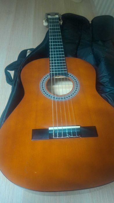 Gitara klasyczna EVER PLAY EV-121 1/2 z pokrowcem JAK NOWA - 2 sztuki