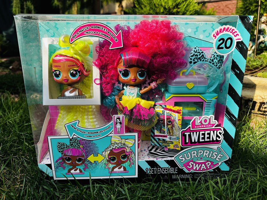 Кукла ЛОЛ Кора LOL Surprise! Tweens Swap Curls-2-Crimps Cora!