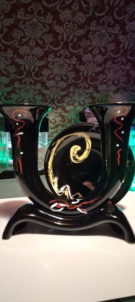 Autorski porcelanowo ceramiczny zestaw