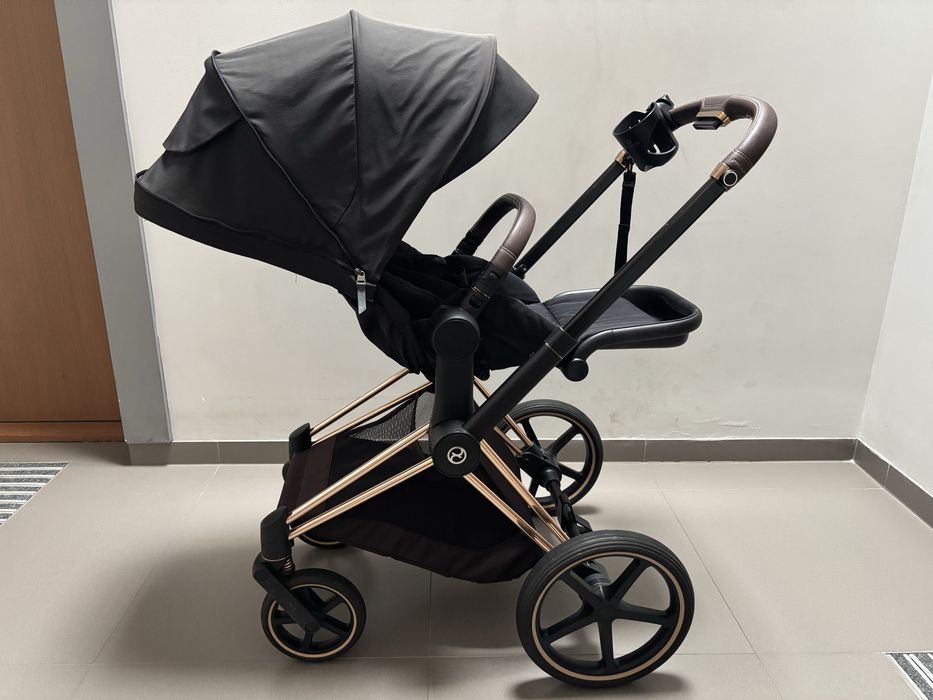 Wózek z fotelikiem 3w1 Cybex Priam II + akcesoria
