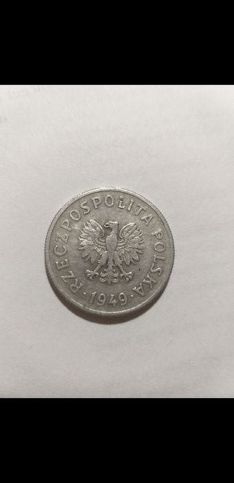 Moneta 50 gr 1949 r kolekcjonerska