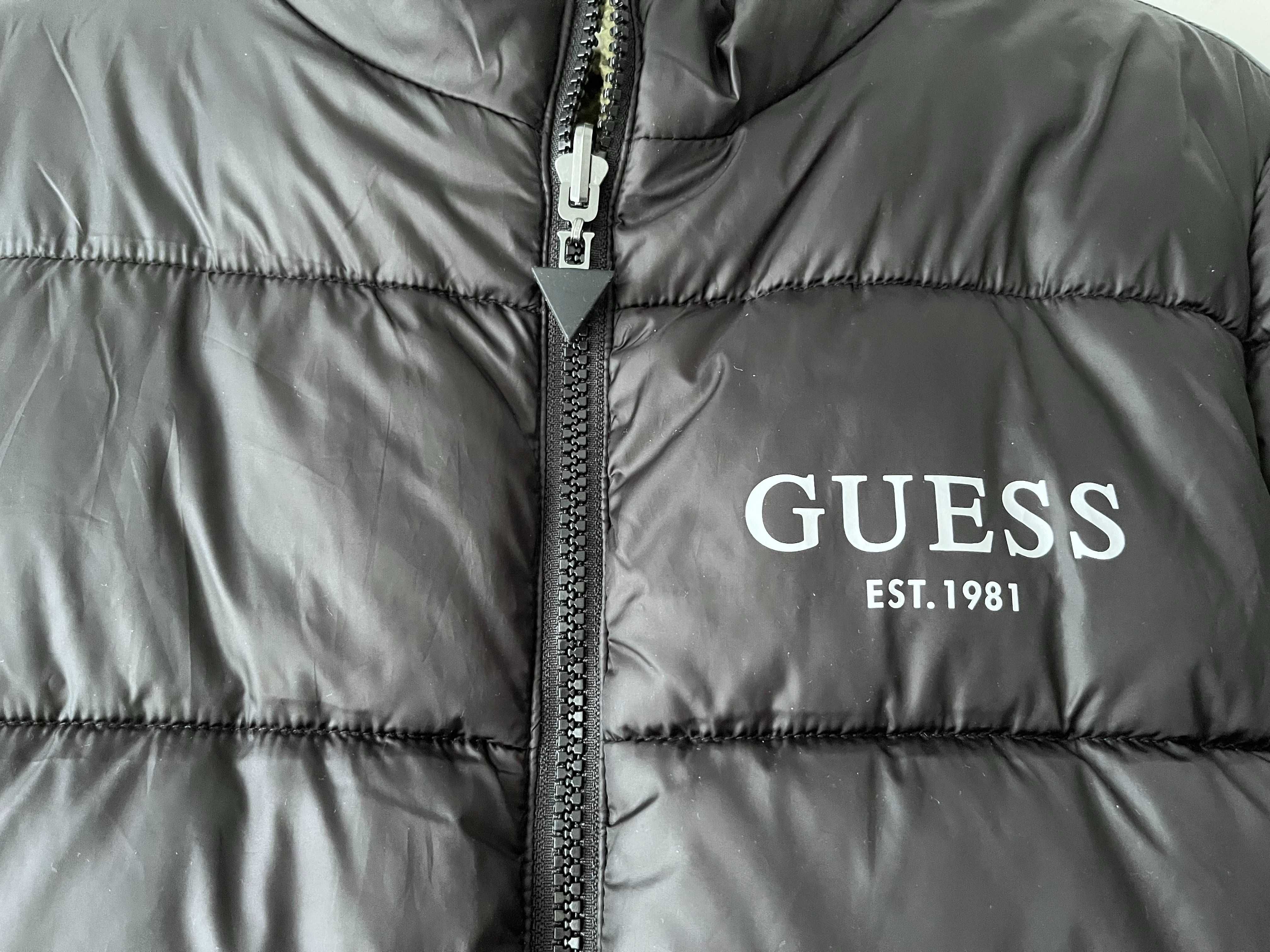 Guess kurtka 6w1 pikowana puffer dwustronna + kamizelka 14-16